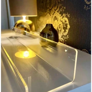 Şeffaf Pleksi Raf 15x30 cm