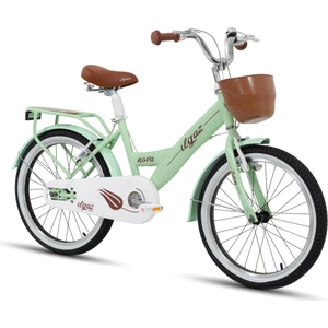 Retroline 20 Jant Çocuk Bisikleti, 6-9 Yaş İçin Yeşil Şehir Bisikleti