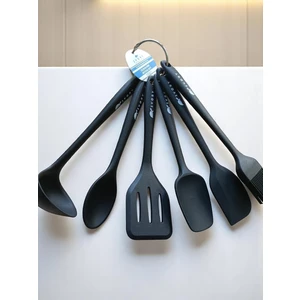 6 Parça Silikon Set Siyah