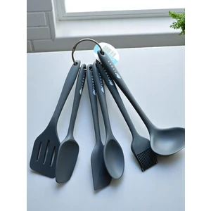 6 Parça Silikon Set Gri 20 Cm