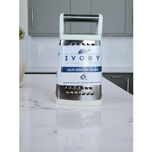 IVORY PASLANMAZ ÇELİK RENDE BEYAZ KARE 