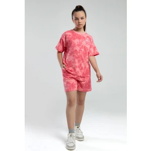 362415 Kız Çocuk Tie-Dye Şort Bermuda Pijama Takım