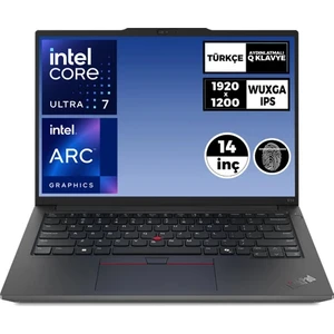 E14 G6 Ultra 7 155H 32GB 1TB SSD 14" Windows 11 Pro Wuxga 21M70091TX Taşınabilir Bilgisayar