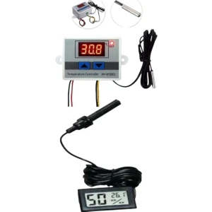 W3001 220V Termostat Nem Ölçer, Higrometre, Kuluçka Seti, Kuluçka Makinesi