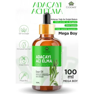 Adaçayı (Acı Elma) Yağı Distilasyon Doğal Bitkisel Uçucu Yağ Sage Oil (Bitter Apple) 100ml