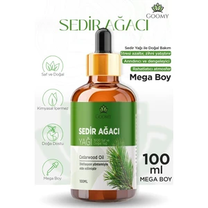Sedir Ağacı Uçucu Yağı 100 ml  Saf ve Doğal Cedarwood Essential Oil