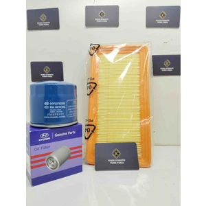 Hyundai Accent Era Benzinli 1.4 1.6 Filtre Bakım Seti Hava ve Yağ Filtresi