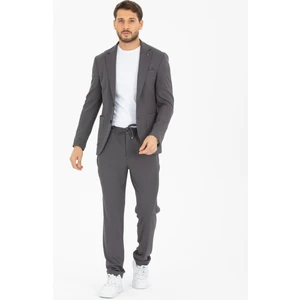 Spor Ipli Erkek Takım Elbise Slim Fit Yazlık Full Likralı