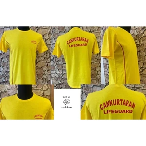 Cankurtaran Özel Logolu Sıfır Yaka Nefes Alan Pamuklu Kumaş Tişört