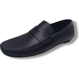 GR0298 Yumuşak Deri Erkek Babet Sade Loafer Ayakkabı