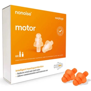 Nonoıse Moto Kulak Tıkacı Turuncu