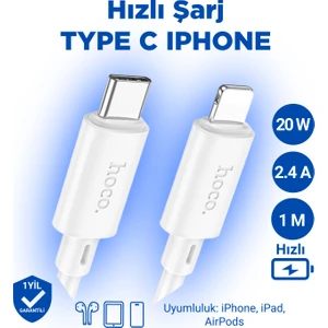 X88 20W Type-C To iPhone Lightning Hızlı Data ve Şarj Kablosu