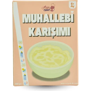 Aşçı Anne Bebek Muhallebi Karışımı 250 gr 6+ Ay İçin Tahıllı Besin Zenginleştirici