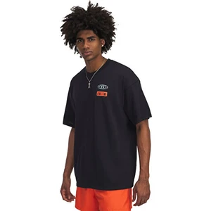 Under Armour Ua M Hwt Hoops Mix Tape Ss Erkek Günlük Tişört 1390189-001 Siyah