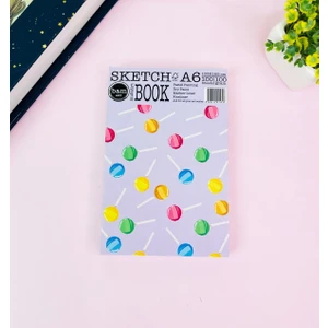 A6 Sketch Book - Eskiz Defteri - 100 gr - 100 Yaprak
