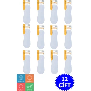 Erkek Sneaker Çorap Pamuklu 4 Mevsim 12'li