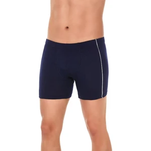 108 Lacivert Biyeli Modal Likralı Boxer