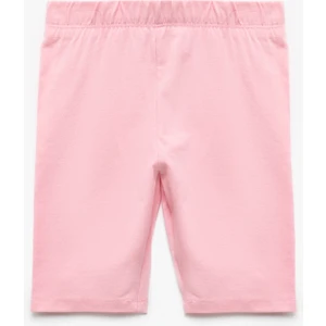 Pamuklu Beli Lastikli Basic Kısa Tayt