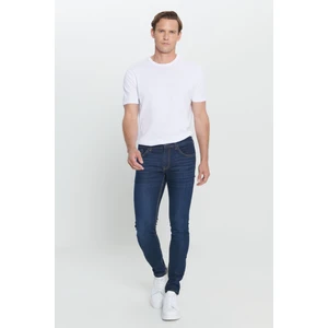 Altınyıldız Classics Erkek K.mavı Slim Fit Dar Kesim Magic Denim Esnek Jean Kot Pantolon