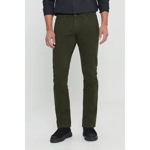 Altınyıldız Classics Erkek Haki Slim Fit Dar Kesim 5 Cep Pamuklu Kanvas Esnek Chino Pantolon