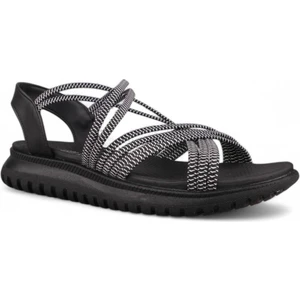 Kadın Sıyah Günlük Sandalet - Siyah, Deri