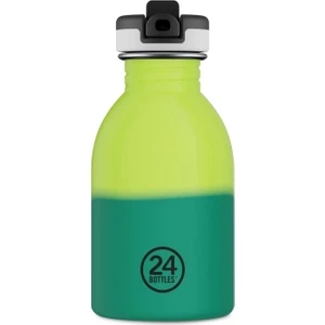 24 Bottles Kids Bottle Reactive Sarı/Yeşil Paslanmaz Çelik Çocuk Su Matarası 250 ml