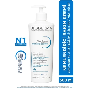 Atoderm Intensive Balm Çok Kuru Atopi Eğilimli Cilt Nemlendirici Onarıcı Krem Yetişkin, Çocuk 500 ml