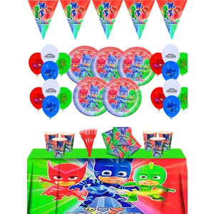 Pj Masks Pj Maske Pj Maskeliler Doğum Günü Parti Süsleri Süsleme Seti