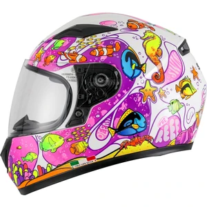 Kask Sway  Çocuk Sw 815K Ocean White Pink Full Face