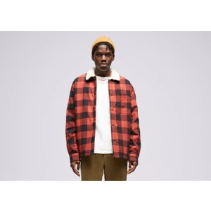 Tfo Buffalo Plaid Sherpa Lined Overshirt