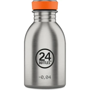 24 Bottles Urban Bottle Brushed Steel Paslanmaz Çelik Su Şişesi 250 ml