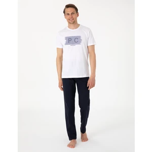 Pierre Cardin Erkek Beyaz Kısakol Pijama Takımı 50314417-600