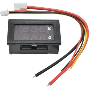 0.28 inç 100V 10A Çift LED Ekranlı Voltmetre ve Ampermetre Modülü