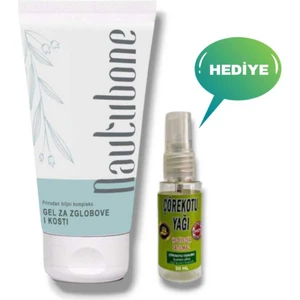 Nautubone Eklemler Fıtık Bel Kas Iskelet Gibi Tüm Vücut Ağrılarında Krem 50 ml + Çörek Otu Yağı Hediye
