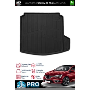 Renault Megane 4 3D Pro Bagaj Havuzu Sağ Kulaklı 2016 Üzeri A+ Kalite