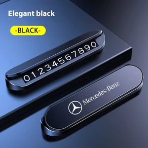 Geçici Park Işareti Alüminyum Alaşımlı Park Telefon Numarası Plakası Diy Hareketli Araba Telefon Plakası Park Numarası Plakası (Yurt Dışından)