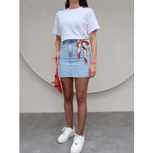 Mini Denim Etek