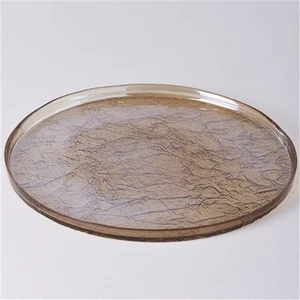 Gleam Cam 21 cm Pasta Tabağı Amber