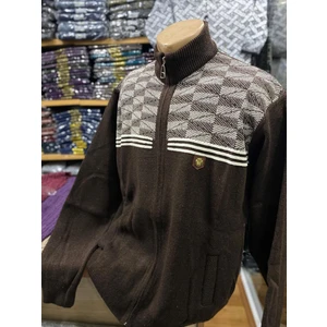 Erkek Triko Fermuarlı Cepli Hırka