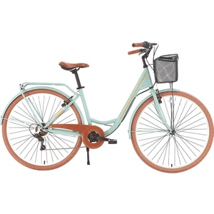 Sorrento-S Şehir Bisikleti 44 cm V 26 Jant 7 Vites Çağla Yeşili Gold