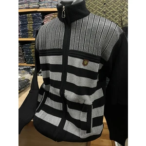 Erkek Triko Fermuarlı Cepli Hırka