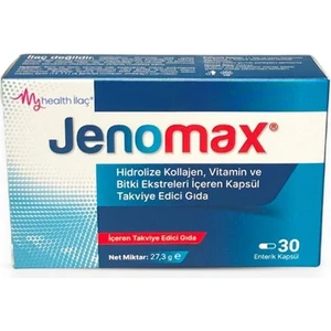 Jenomax Hidrolize Kollejen Vitamin Bitki Ekstreleri Içeren Kapsül Takviye Edici Gıda