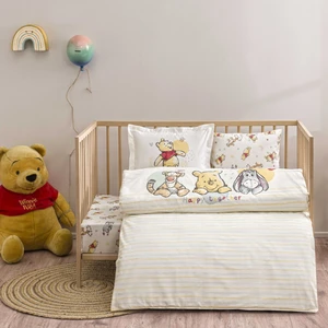 Lisanslı Disney Winnie The Pooh Happy Baby Pamuk Bebek Nevresim Takımı