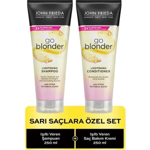 John Frieda Sarı Saçlara Özel Set