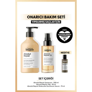 Serie Expert Absolut Repair Yıpranmış Saçlar İçin Onarıcı Bakım Seti