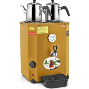 Jumbo Çay Kazanı 2 Demlikli Çay Makinesi 23 Lt