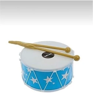Mavi Renk Oyuncak Sevimli Küçük Davul 17CM