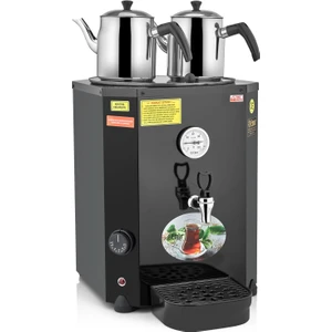 Jumbo Çay Kazanı 2 Demlikli Çay Makinesi 23 Lt