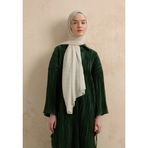 Modal Damalı Şal Fildişi