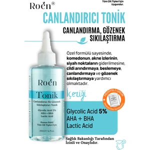 Tonik Aha Bha Laktik Asit Glycolic Acid %5 Canlandırıcı Tonik 200 ml